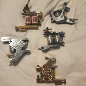 Set of 5 Tattoo Machines